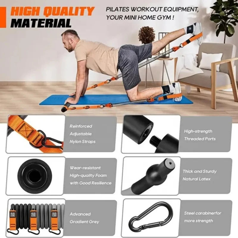 Bandes de résistance élastiques – set fitness