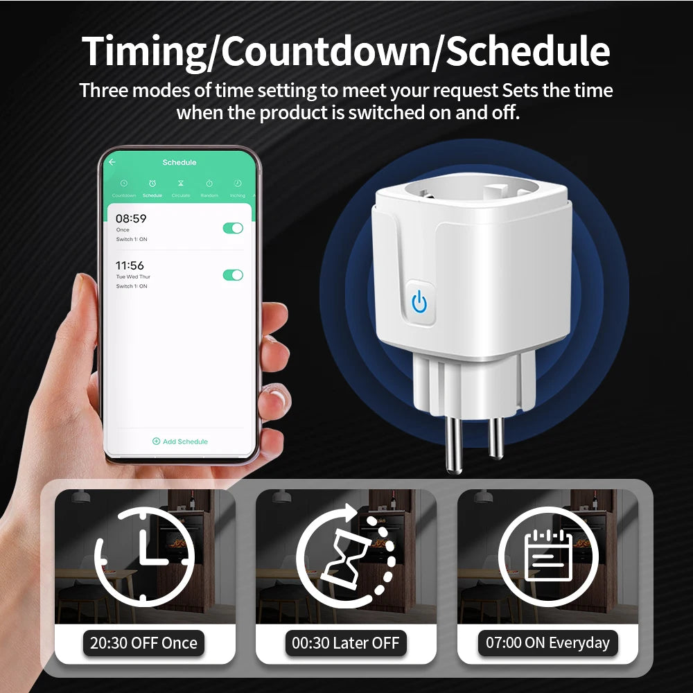 Prise connectée WiFi – suivi de consommation – télécommande