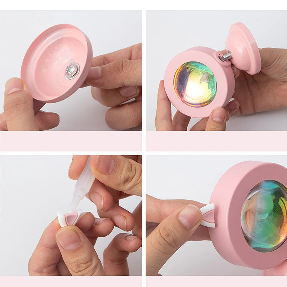 Lampe coucher de soleil – veilleuse d'ambiance USB