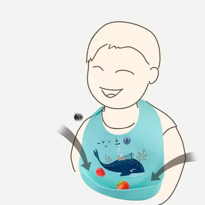 Set repas bébé en silicone – à ventouse