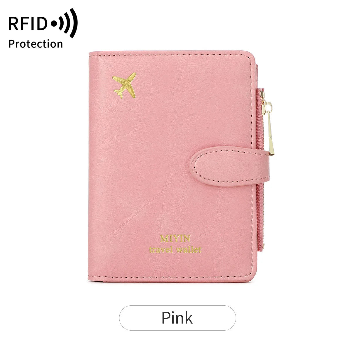 Pochette passeport anti-RFID – tour de cou