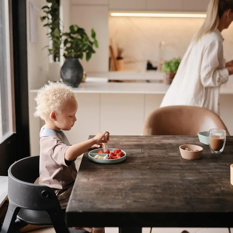 Set repas bébé en silicone – à ventouse
