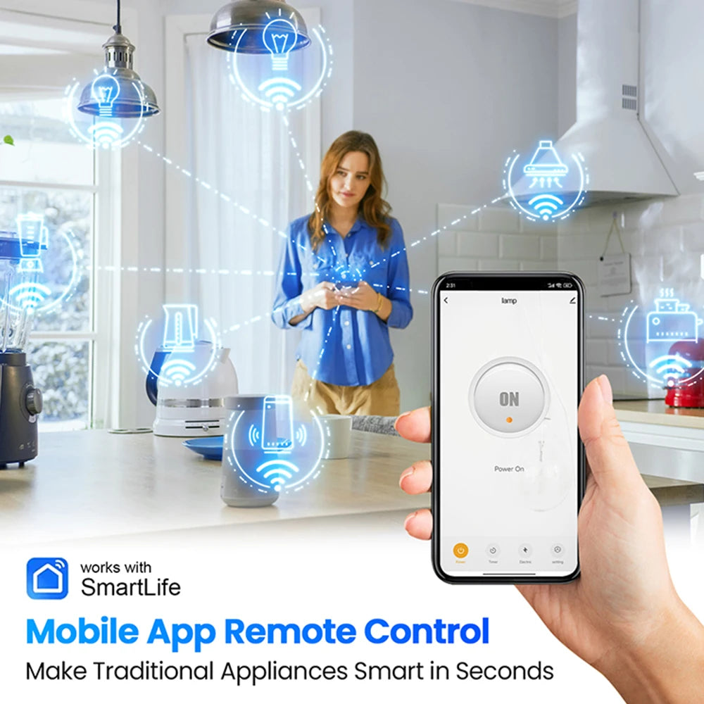 Prise connectée WiFi – suivi de consommation – télécommande