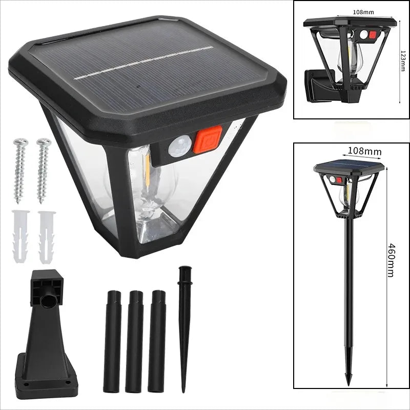Éclairage solaire de jardin – étanche & sans fil