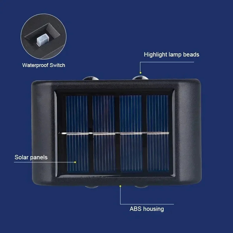 Éclairage solaire de jardin – étanche & sans fil