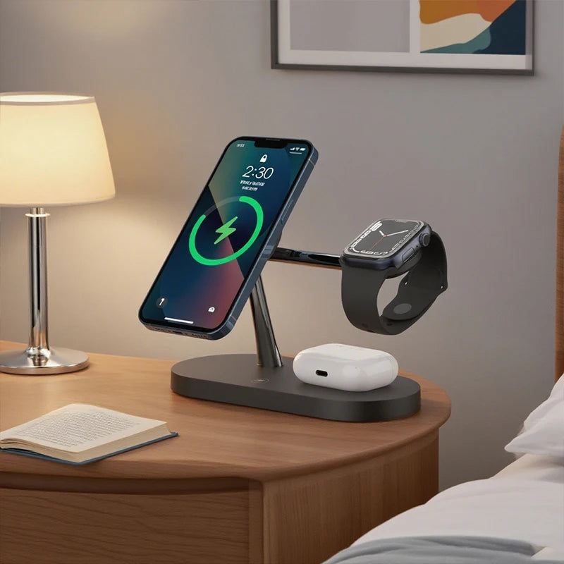 Station de charge sans fil 3-en-1