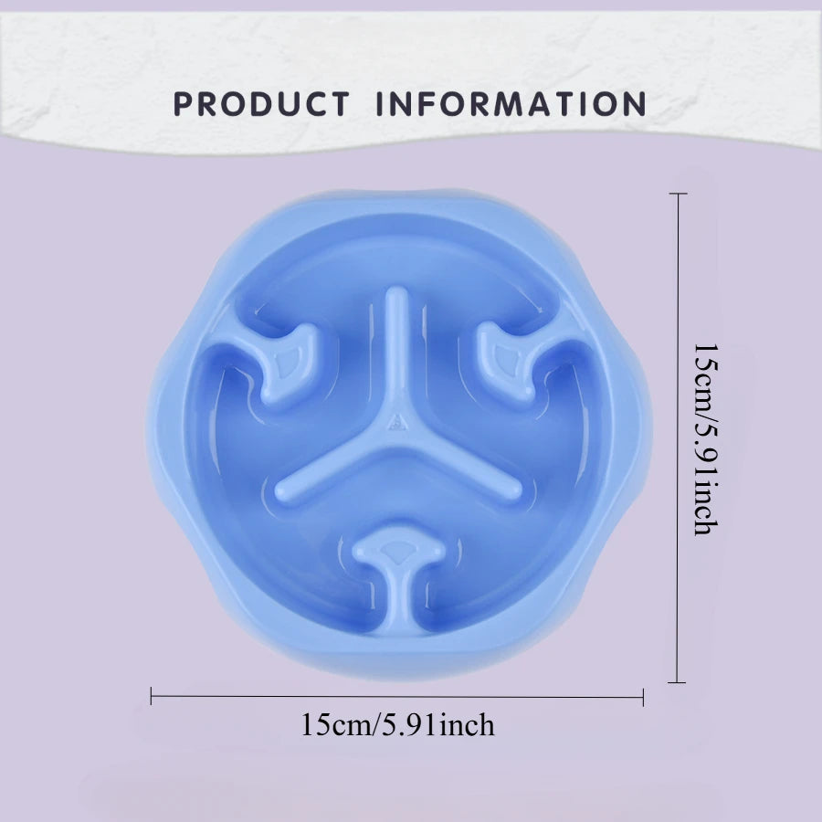 Gamelle anti-glouton pour chien & chat
