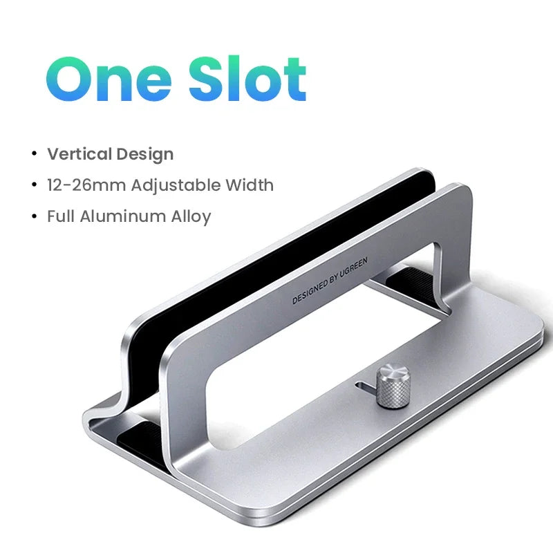 Support PC portable en aluminium pliable