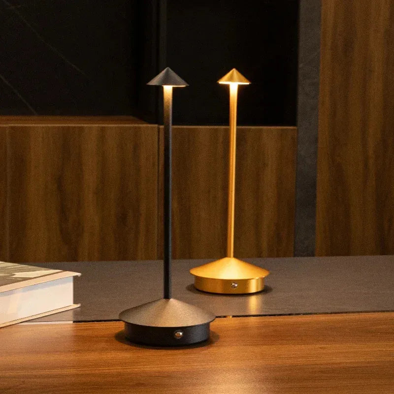 Lampe de table LED sans fil rechargeable – lumière d'ambiance USB