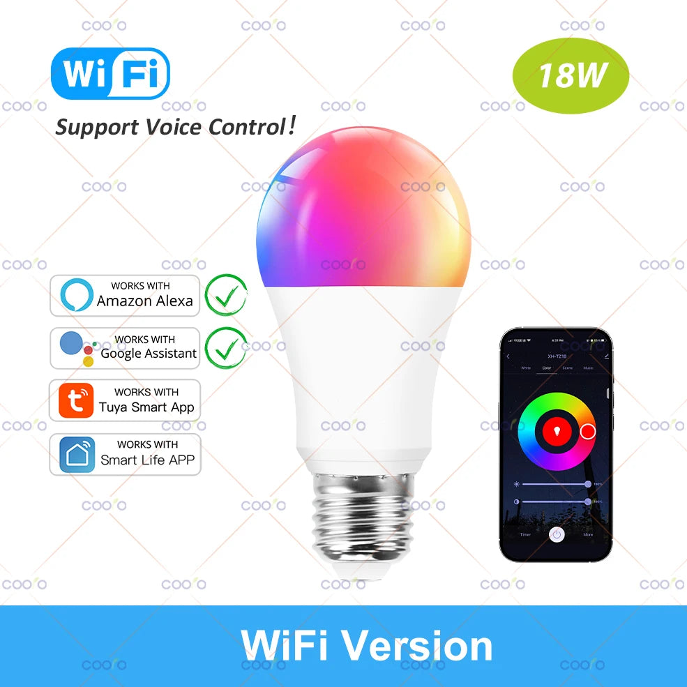 Ampoule connectée WiFi – RGB
