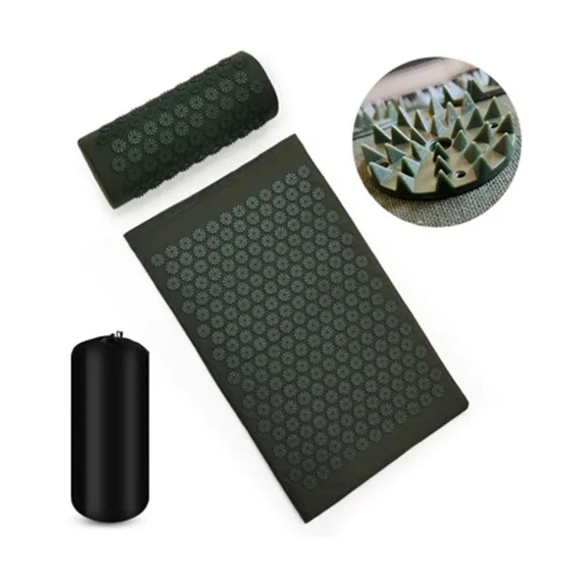 Tapis d'acupression + coussin – rituel détente