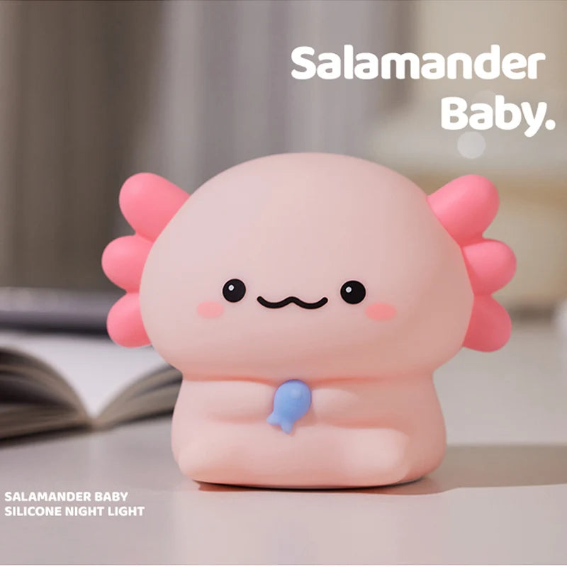 Veilleuse bébé en silicone – lumière douce tactile