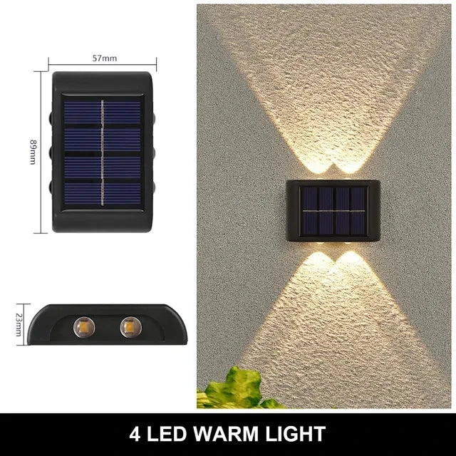 Éclairage solaire de jardin – étanche & sans fil
