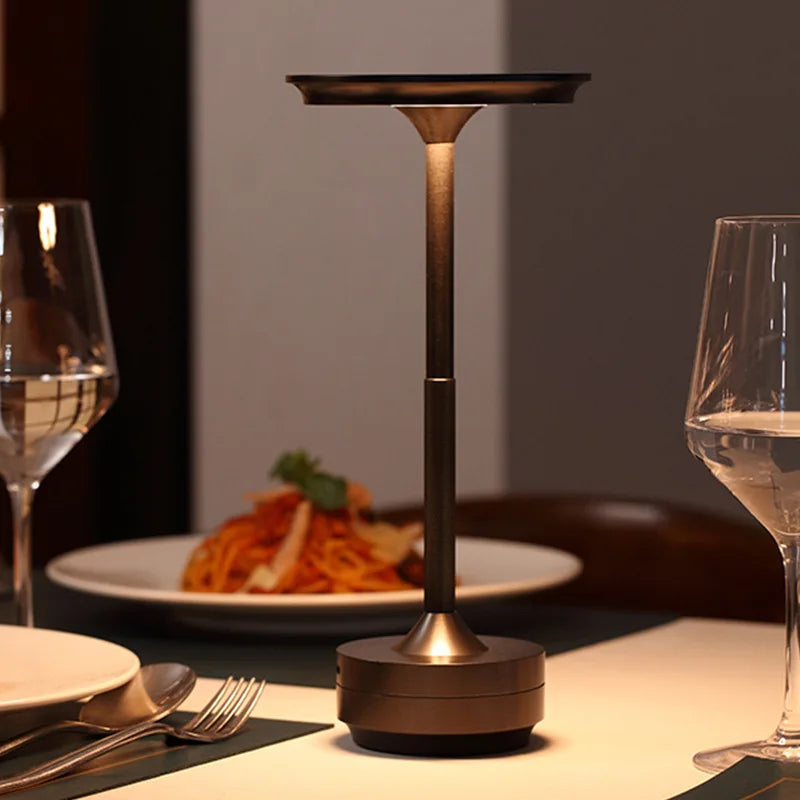 Lampe de table LED sans fil rechargeable – lampe d'ambiance tactile (USB-C)