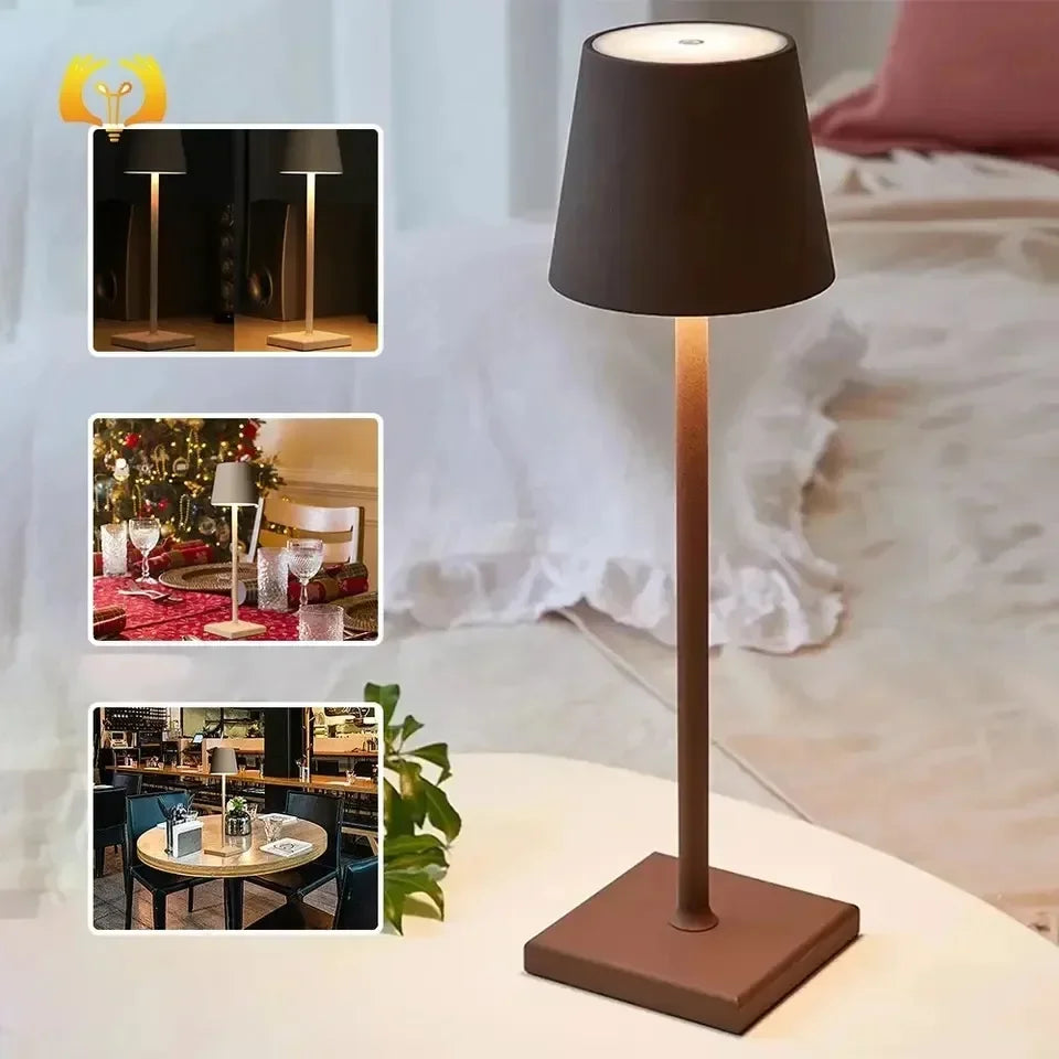 Lampe de table LED sans fil rechargeable – veilleuse d'ambiance rechargeable