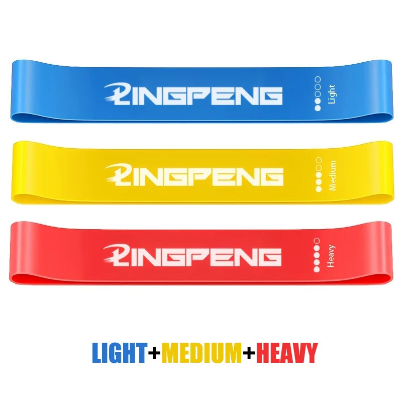 Bandes de résistance élastiques – set fitness – lot de 5