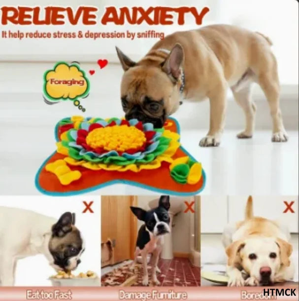 Tapis de fouille pour chien – jeu anti-ennui
