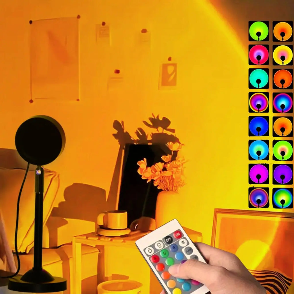 Lampe coucher de soleil – veilleuse d'ambiance USB – RGB