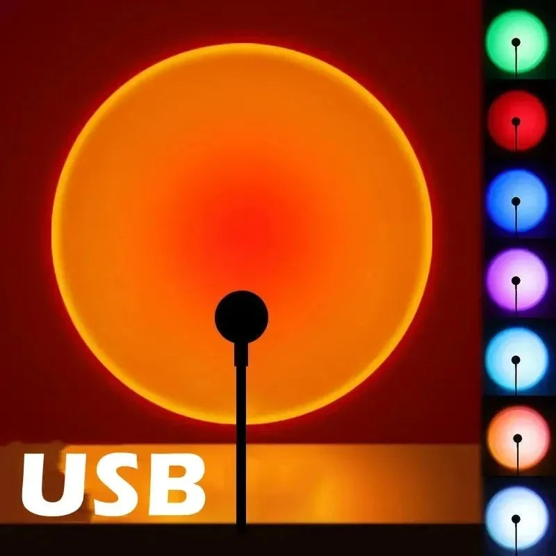 Lampe coucher de soleil – veilleuse d'ambiance USB