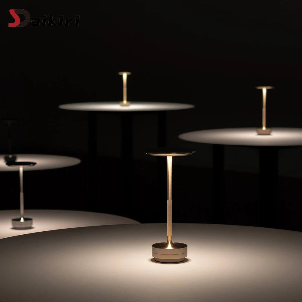 Lampe de table LED sans fil rechargeable – veilleuse tactile rechargeable