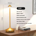 Lampe de table LED sans fil rechargeable – lumière d'ambiance USB