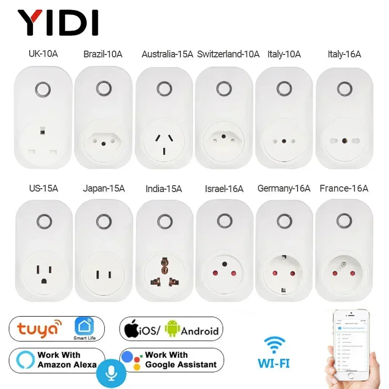 Prise connectée WiFi – suivi de consommation – télécommande