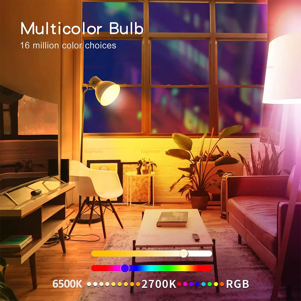 Ampoule connectée WiFi – RGB