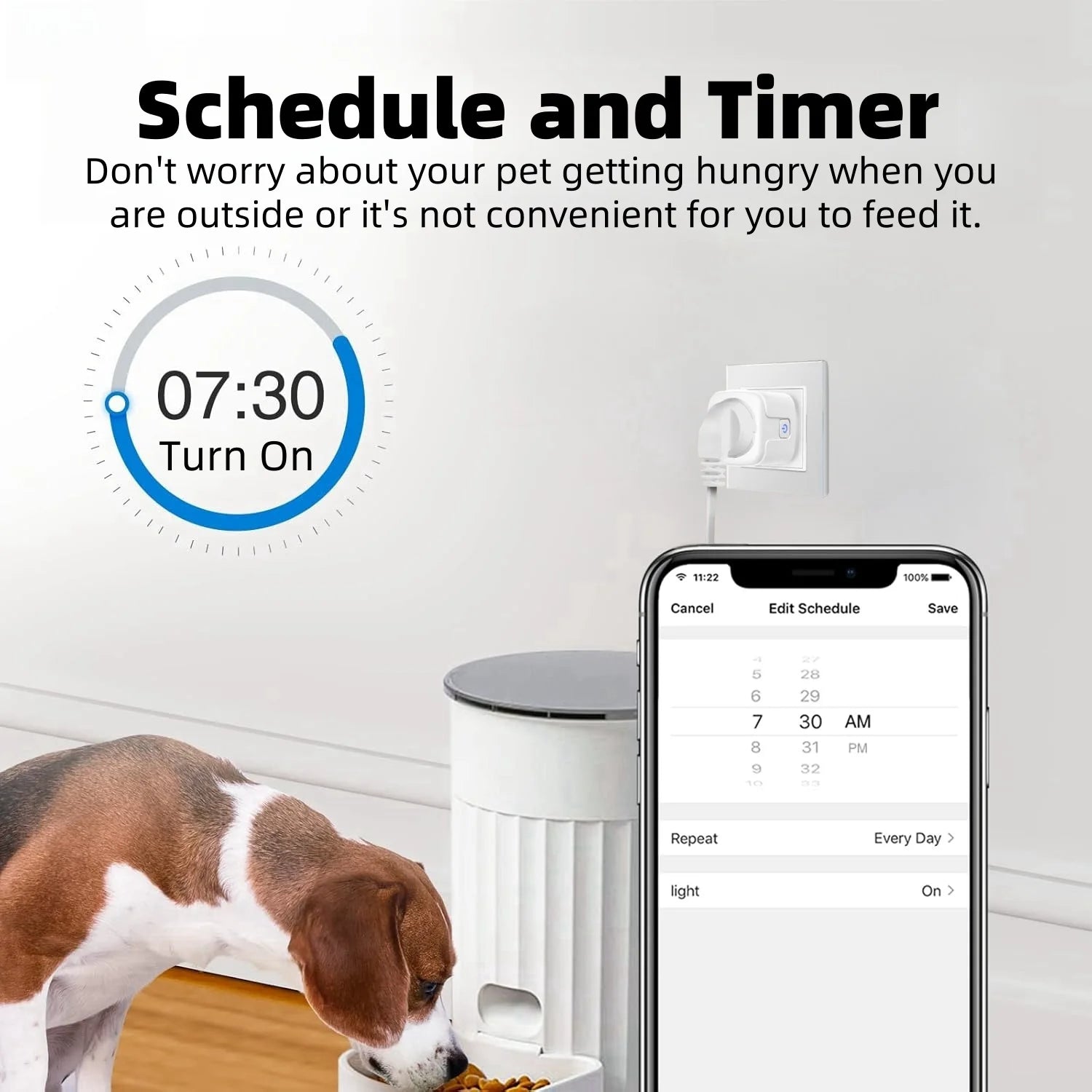 Prise connectée WiFi – suivi de consommation – télécommande