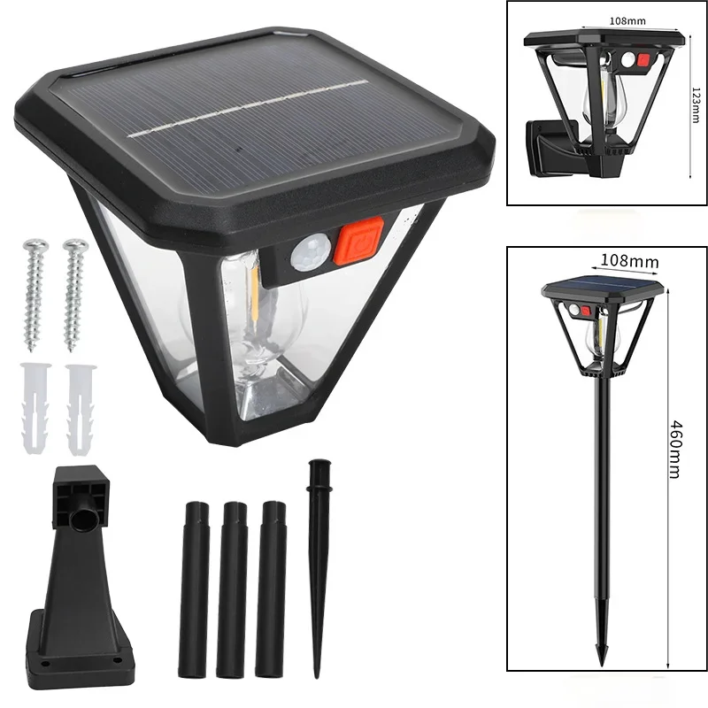 Éclairage solaire de jardin – étanche & sans fil