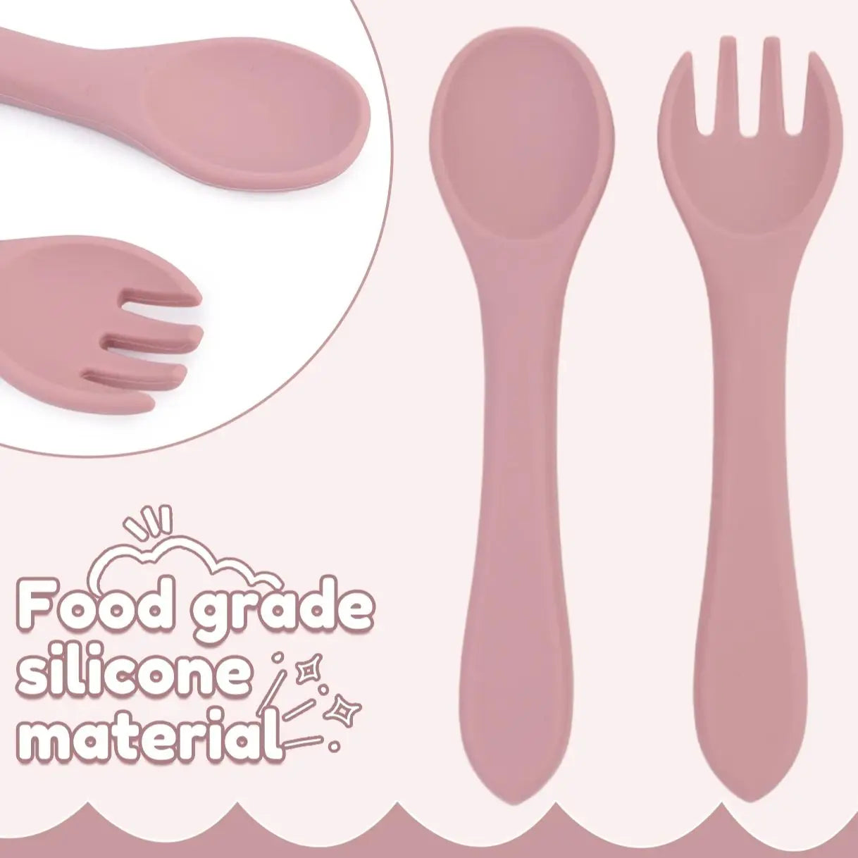 Veilleuse bébé en silicone – lumière douce tactile