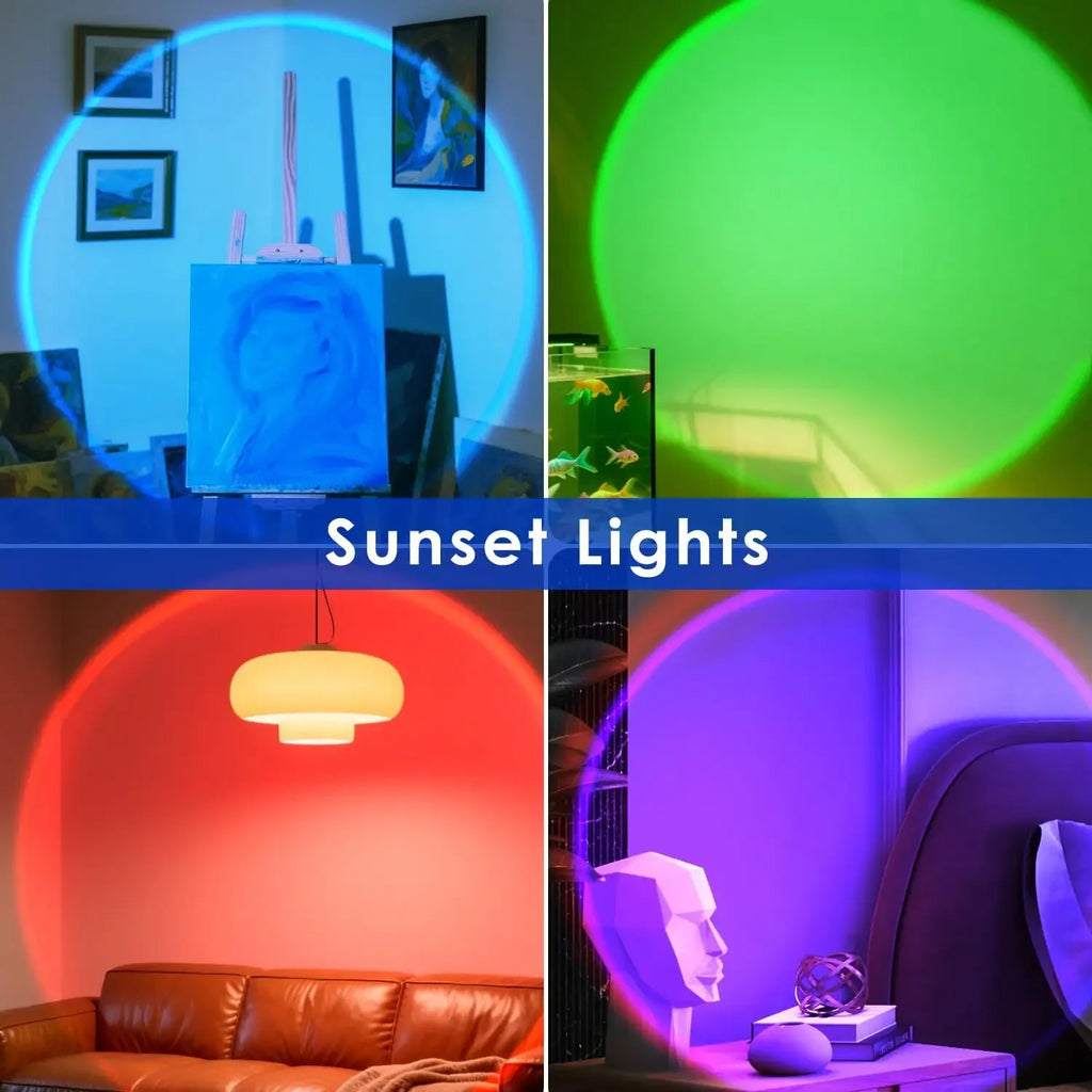 Lampe coucher de soleil – veilleuse d'ambiance USB