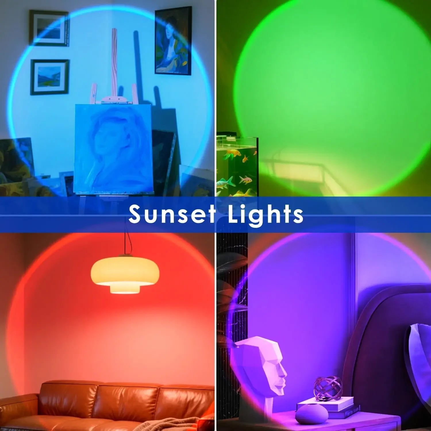 Lampe coucher de soleil – veilleuse d'ambiance USB