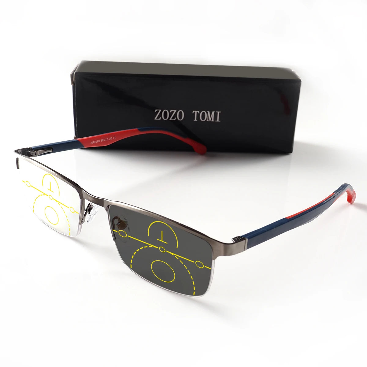 Lunettes de lecture multifocales anti-lumière bleue