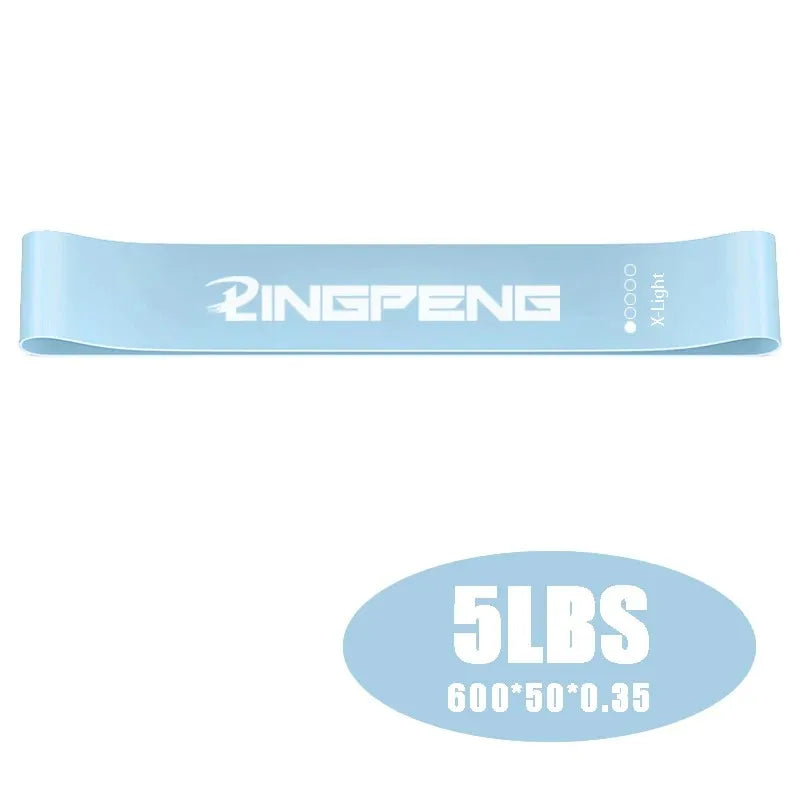 Bandes de résistance élastiques – set fitness – lot de 5