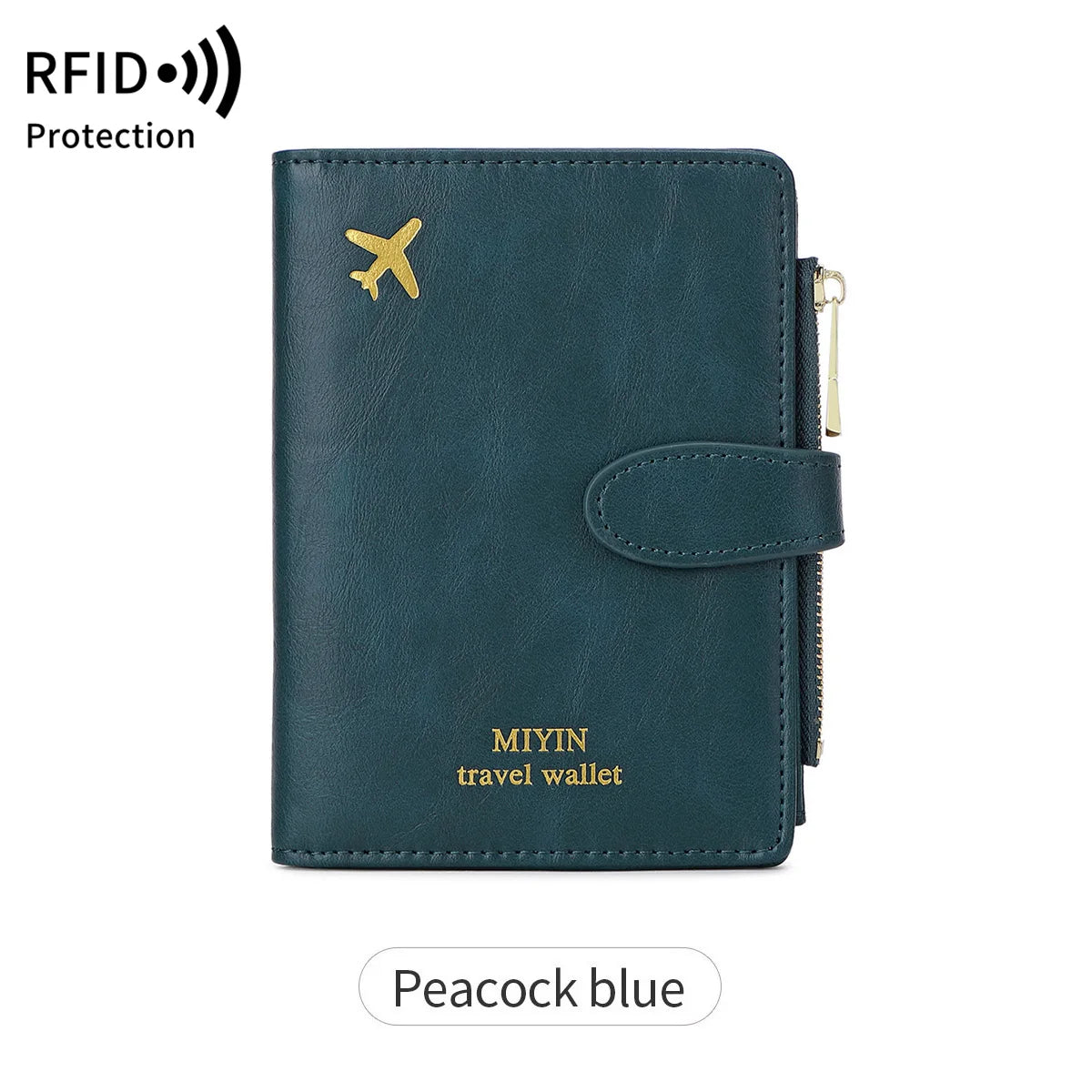 Pochette passeport anti-RFID – tour de cou