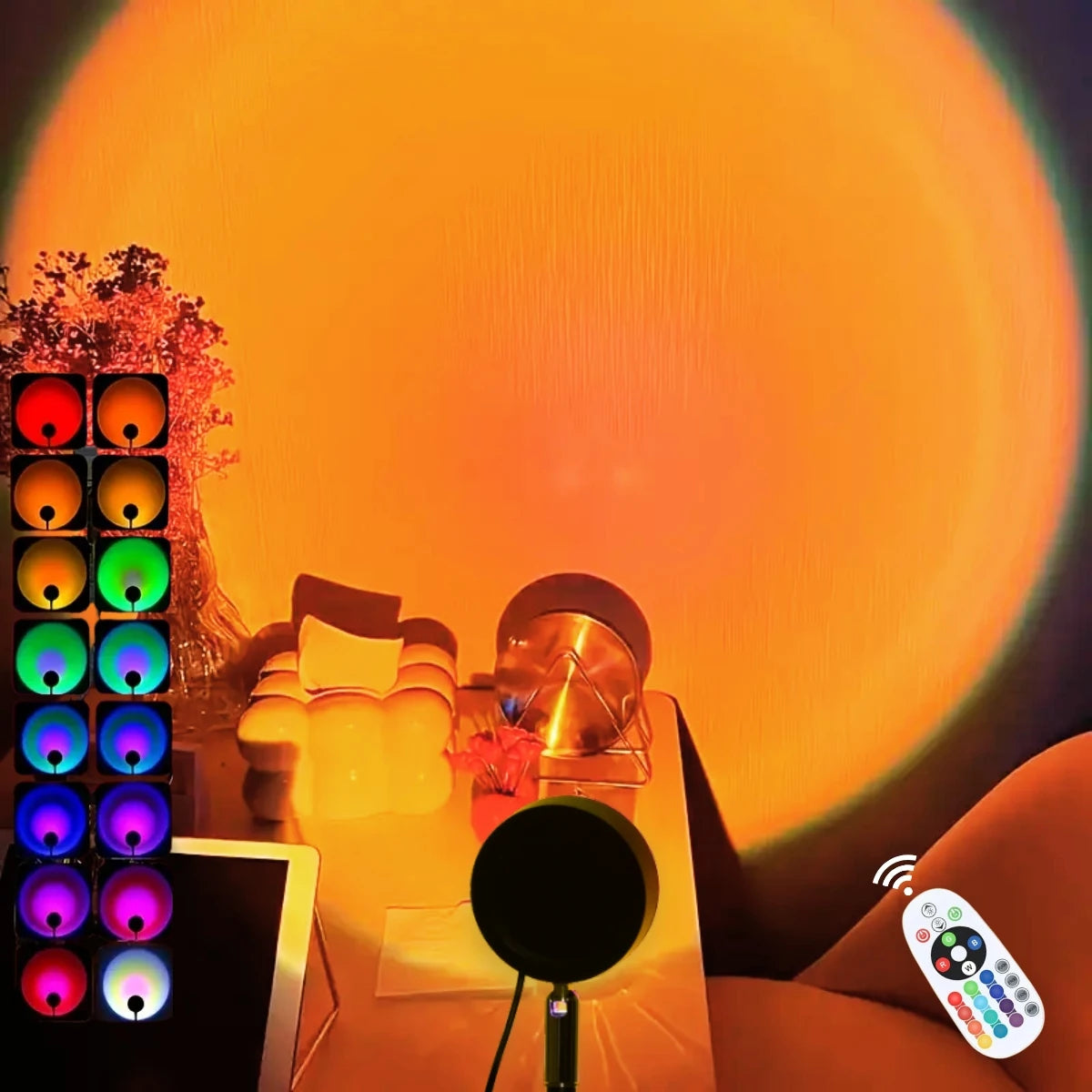 Lampe coucher de soleil – veilleuse d'ambiance USB