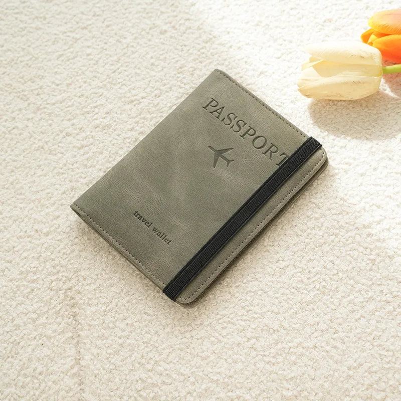 Pochette passeport anti-RFID – tour de cou