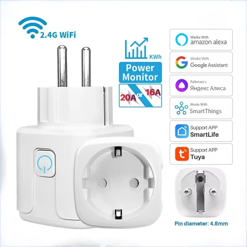 Prise connectée WiFi – suivi de consommation