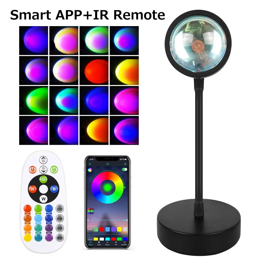 Lampe coucher de soleil – veilleuse d'ambiance USB
