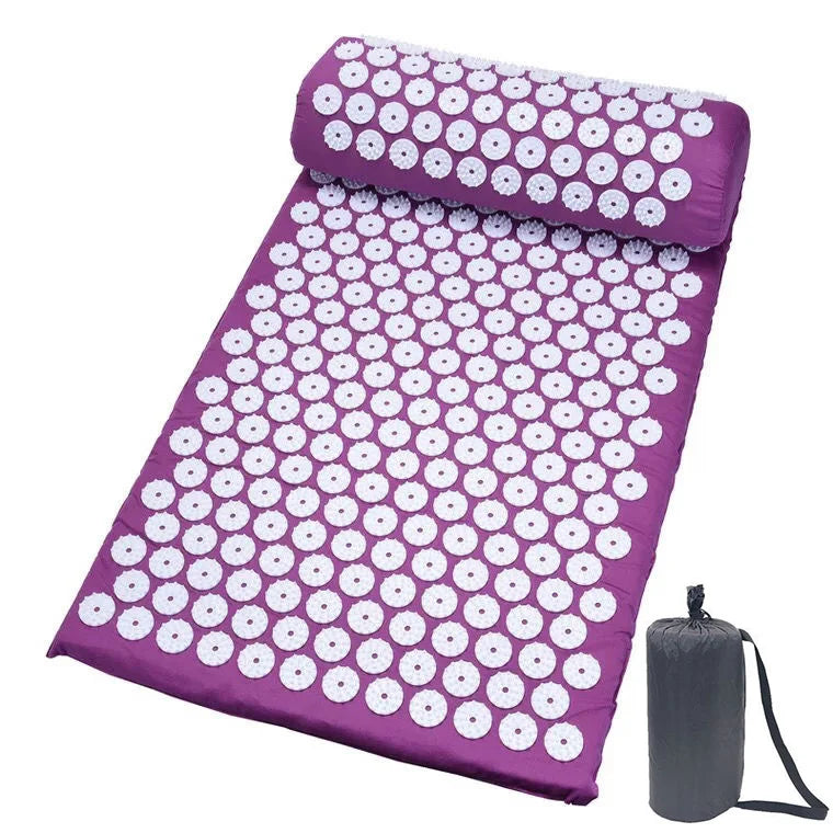 Tapis d'acupression + coussin – rituel détente