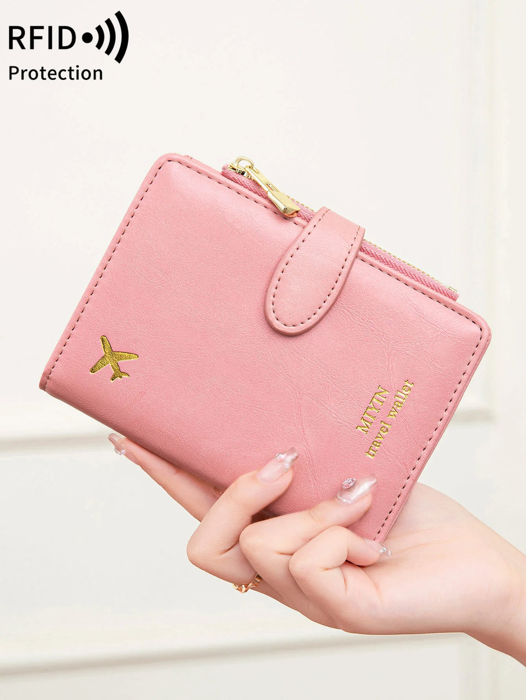 Pochette passeport anti-RFID – tour de cou