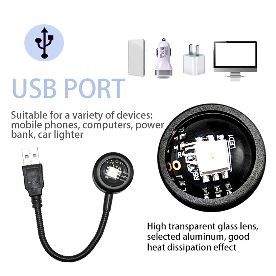 Lampe coucher de soleil – veilleuse d'ambiance USB