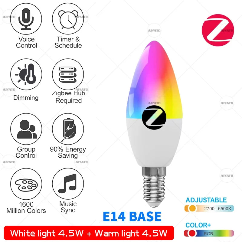 Ampoule connectée WiFi – RGB