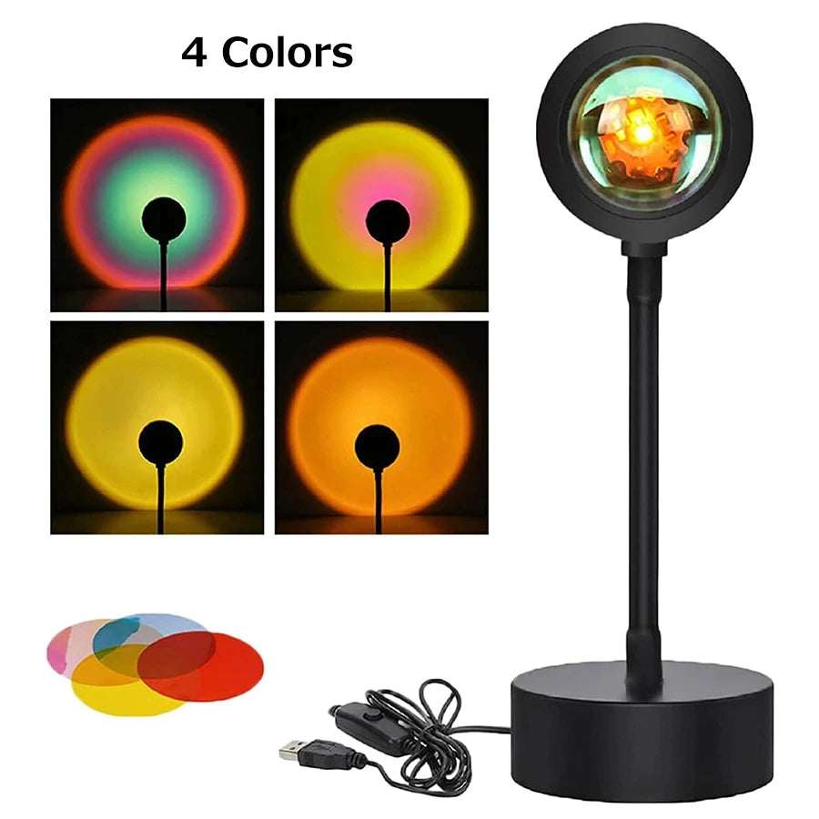 Lampe coucher de soleil – veilleuse d'ambiance USB