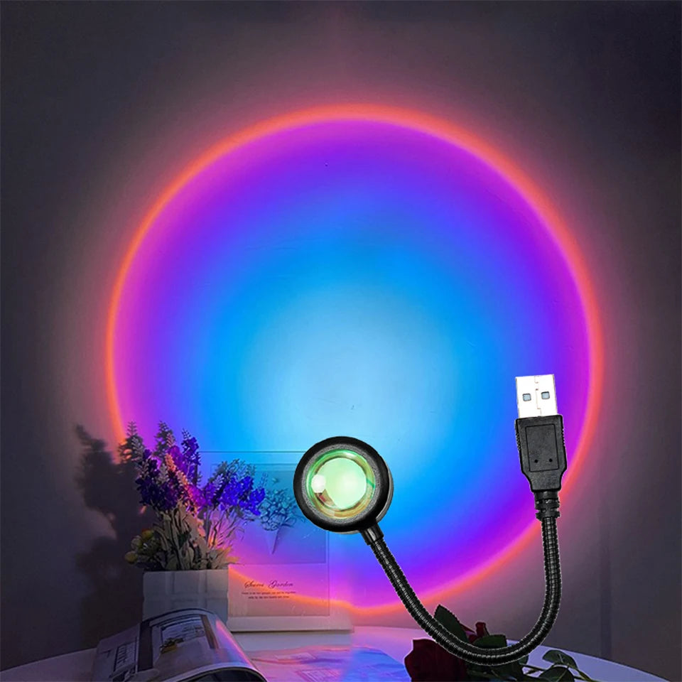 Lampe coucher de soleil – veilleuse d'ambiance USB