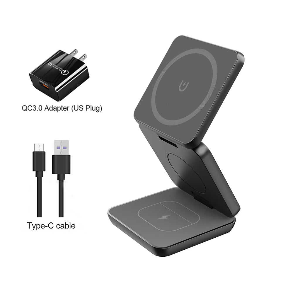 Station de charge sans fil 3-en-1