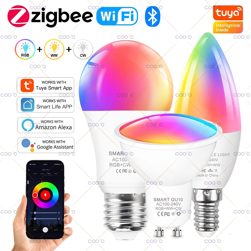 Ampoule connectée WiFi – RGB