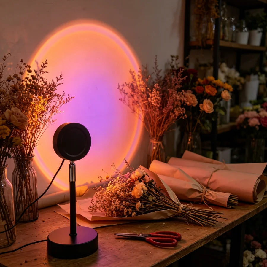 Lampe coucher de soleil – veilleuse d'ambiance USB