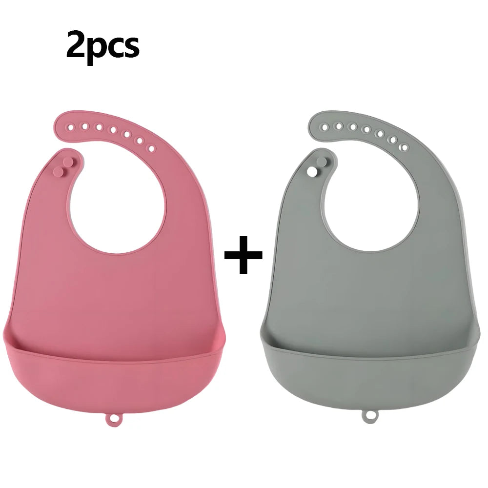 Set repas bébé en silicone – à ventouse