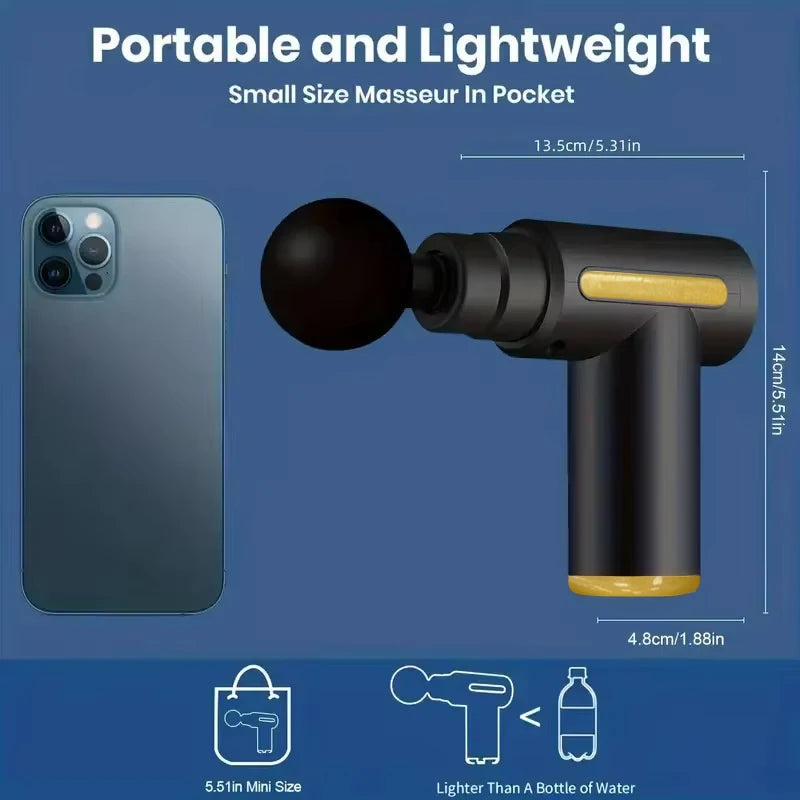 Pistolet de massage électrique – récupération – USB-C